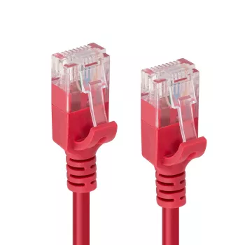 Microconnect V-UTP6A02R ohut verkkokaapeli punainen 2 m Cat6a U/UTP (UTP)
