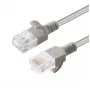 Microconnect V-UTP6A02 ohut verkkokaapeli harmaa 2 m Cat6a U/UTP (UTP)
