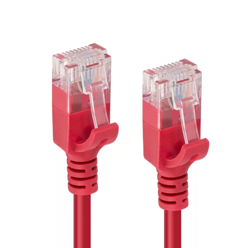 Microconnect V-UTP6A03R ohut verkkokaapeli punainen 3 m Cat6a U/UTP (UTP)