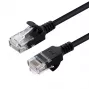 Microconnect V-UTP6A10S ohut verkkokaapeli musta 10 m Cat6a U/UTP (UTP)