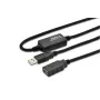 Microconnect WBEE0 USB-kaapeli USB 2.0 5 m USB A musta