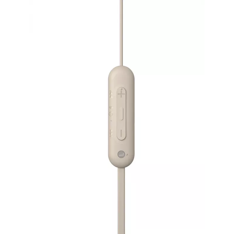Sony WI-C100 kuulokkeet langattomat in-ear puhelut/musiikki Bluetooth beige