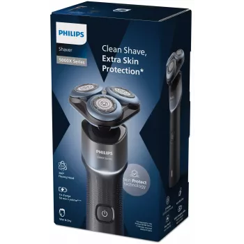 Philips Shaver 5000X -sarja X5006/00 sähköparranajokone — 3 pyörivää teräpäätä, märkä ja kuiva, 50 min akku, USB-C-pikalataus