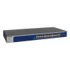 NETGEAR XS724EM hallittava L2 10G Ethernet (100/1000/10000) 1U sininen, harmaa