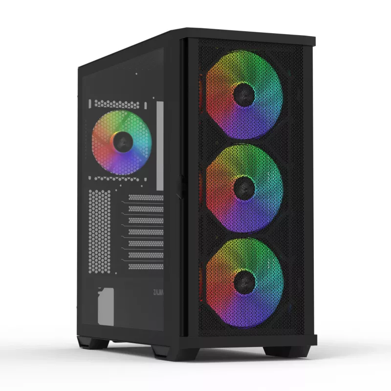 Zalman Z10 PLUS tietokonekotelo Midi Tower musta