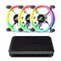 Zalman ZM-LF120A3 tietokoneen jäähdytysjärjestelmä tietokonekotelon tuuletin 12 cm musta, valkoinen