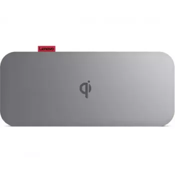 Lenovo GO litiumpolymeeri (LiPo) 10000 mAh langaton lataus harmaa