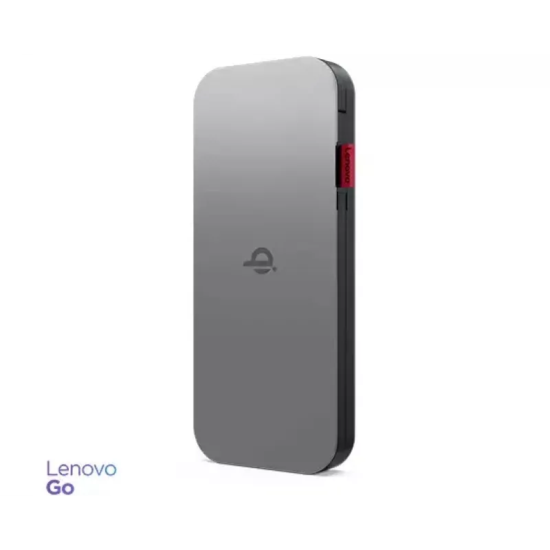 Lenovo GO litiumpolymeeri (LiPo) 10000 mAh langaton lataus harmaa