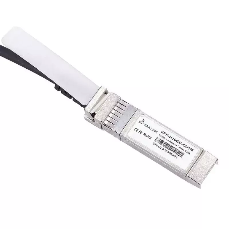 Extralink EX.2268 InfiniBand/kuitu-kaapeli 1 m SFP+ DAC musta