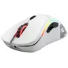 Glorious Gaming Glorious Model D Wireless - mattavalkoinen, oikeakätinen, RF Wireless, 19000 DPI, valkoinen