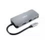 ROLINE USB Type-C -keskitin 12.02.1121 HDMI RJ-45 USB 3.2 Gen 2 harmaa