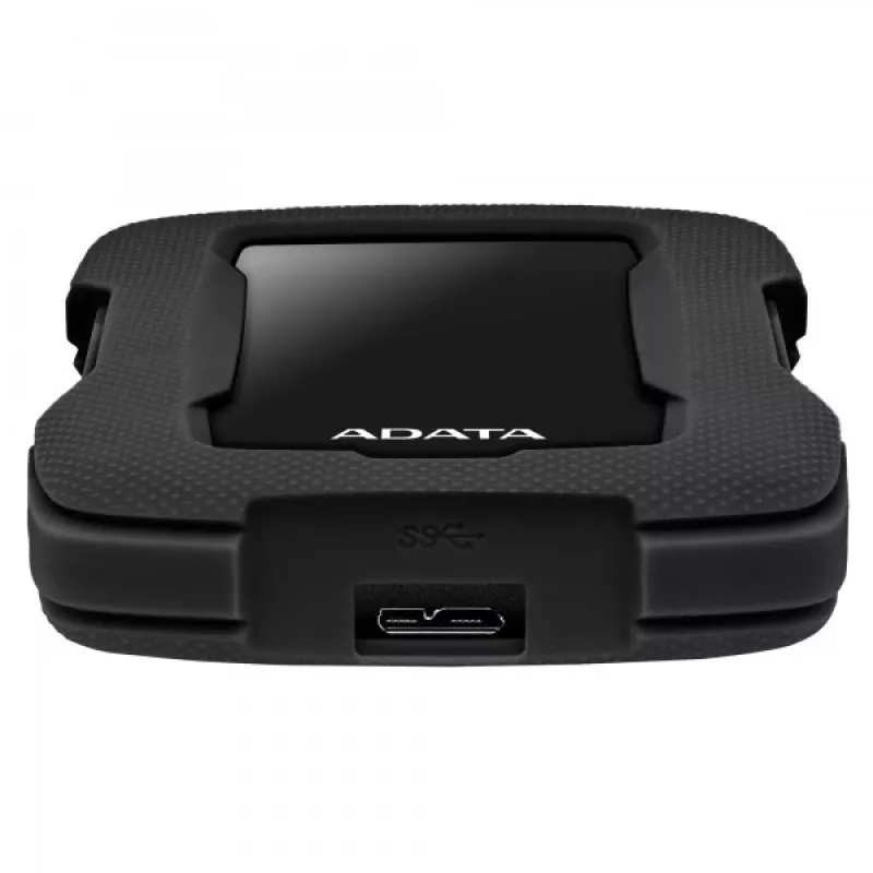 ADATA HD330 ulkoinen kiintolevy 4 TB, 2,5 tuumaa, USB 3.1, kumipinnoitettu, musta