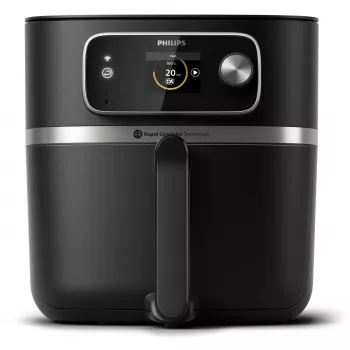 Kiertoilmakypsennin Philips 7000-sarja HD9880/90 8,3 l 2200 W musta ruostumaton teräs