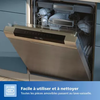 Kiertoilmakypsennin Philips 7000-sarja HD9880/90 8,3 l 2200 W musta ruostumaton teräs