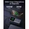 Ugreen 20000mAh 130W pikalataus varavirtalähde litium harmaa