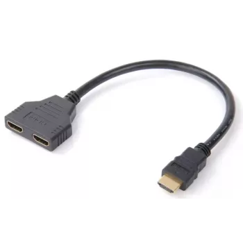 Microconnect HDMI-Y-haarakaapeli, 0,2 m, HDMI Type-A (Standard), 2 x HDMI Type-A (Standard), 1920 x 1200 pikseliä, musta