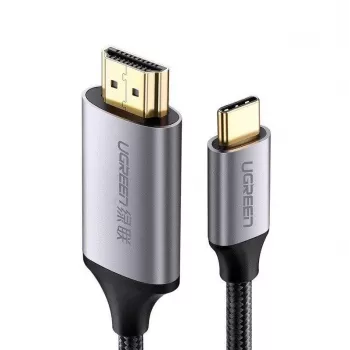 Ugreen 50570 videokaapeli-adapteri 1,5 m USB C HDMI Type A (standardi) musta