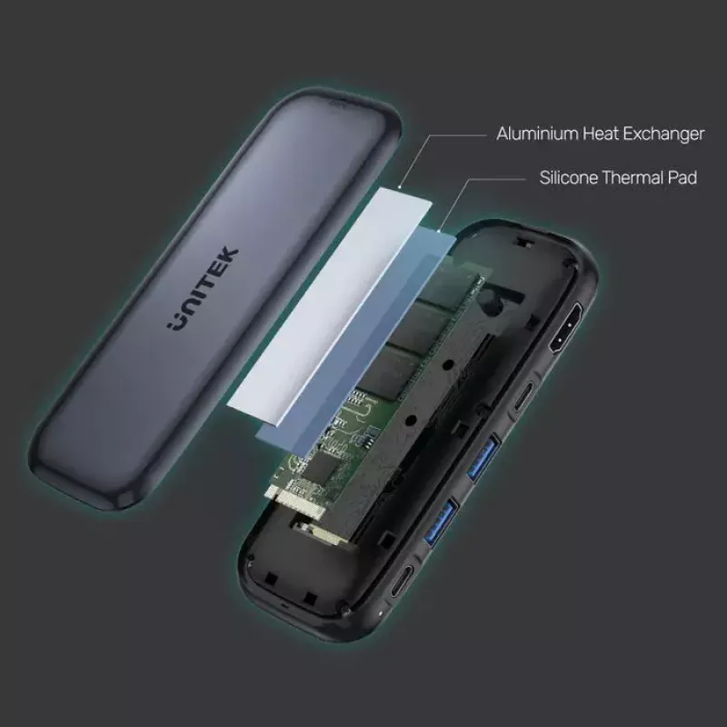 USB-keskitin UNITEK uHUB H6