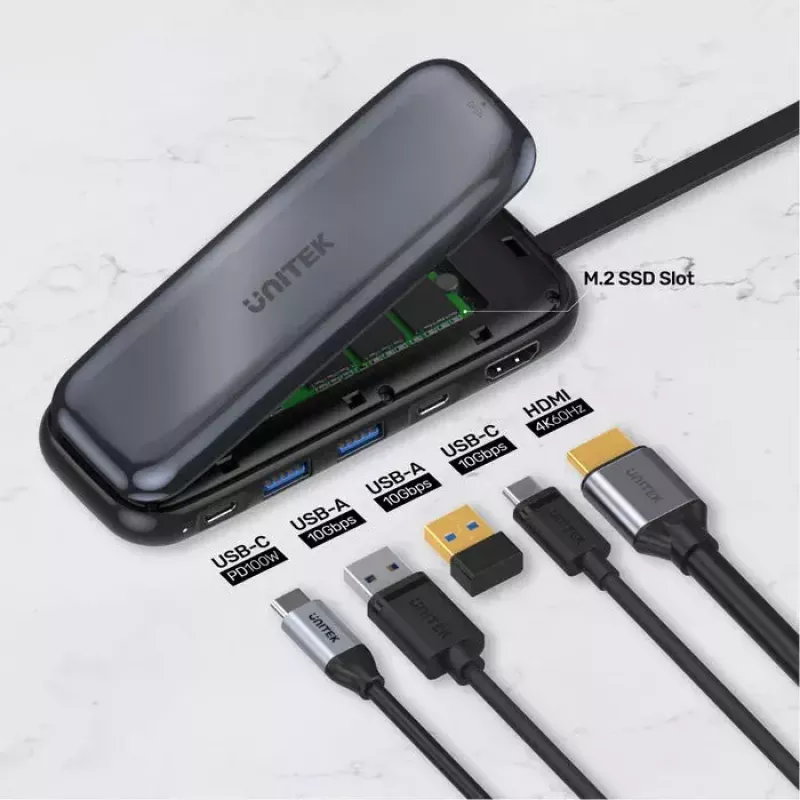 USB-keskitin UNITEK uHUB H6