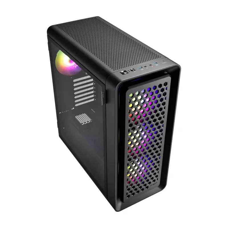 FSP CUT593A kotelo Full Tower mITX, mATX, ATX, E-ATX musta ARGB