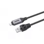 Verkkokaapeli UNITEK C18148AGY01-3M RJ45 Cat6 3m musta