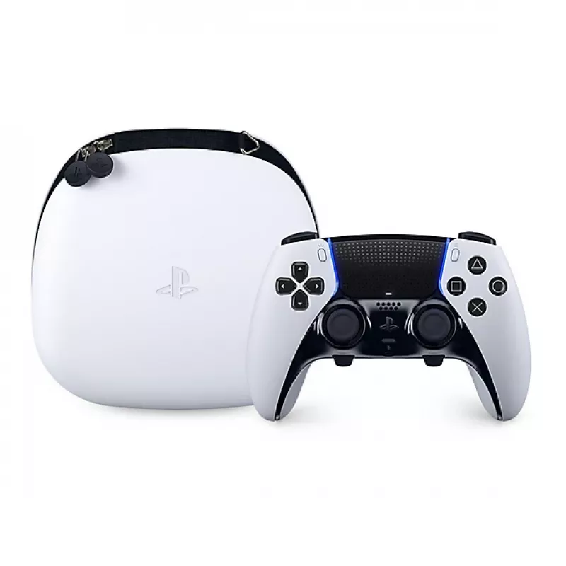 Peliohjain Sony DualSense Edge PlayStation 5:lle — langallinen & langaton (Bluetooth/USB), musta/valkoinen