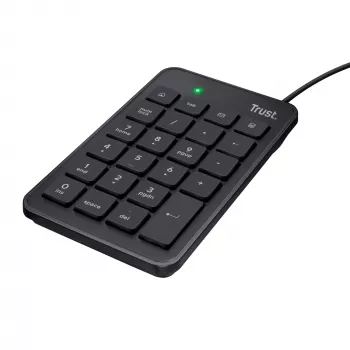 Trust 22221 numeronäppäimistö kannettavaan/PC USB musta