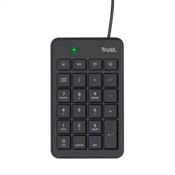 Trust 22221 numeronäppäimistö kannettavaan/PC USB musta