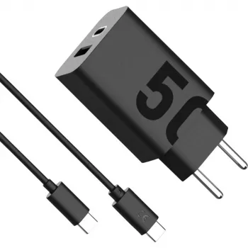 Sisäinen pikalaturi AC Motorola TurboPower 50W — yleinen USB-C, musta
