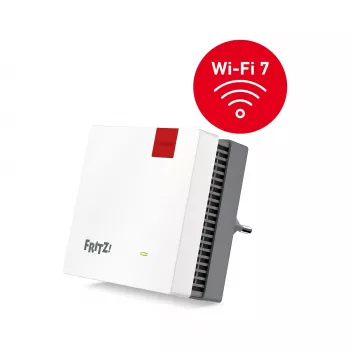 FRITZ! 20003134 Mesh-WLAN-järjestelmä dualband (2,4 GHz / 5 GHz) Wi-Fi 7 (802.11be) punainen, valkoinen 1 sisäinen