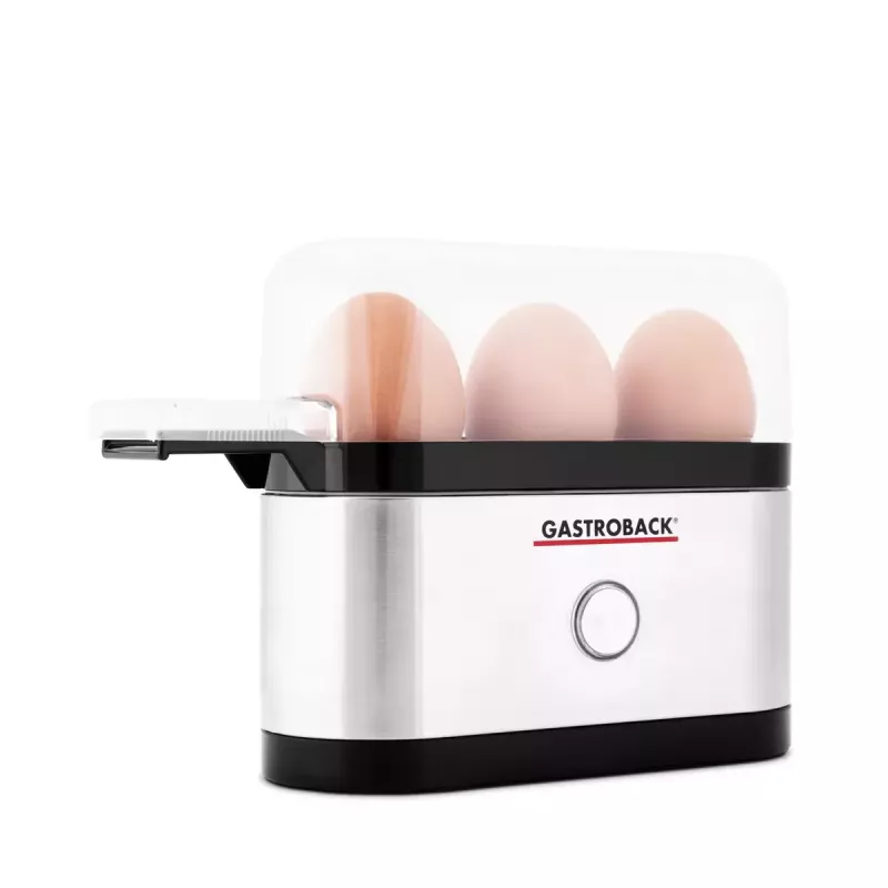 Munankeitin Gastroback Design Mini 3 munaa 350 W musta ruostumaton teräs