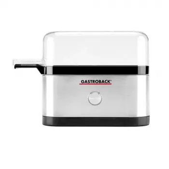 Munankeitin Gastroback Design Mini 3 munaa 350 W musta ruostumaton teräs