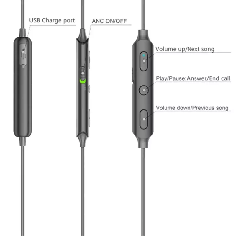 Headset Denver BEN-151 langaton in-ear musta