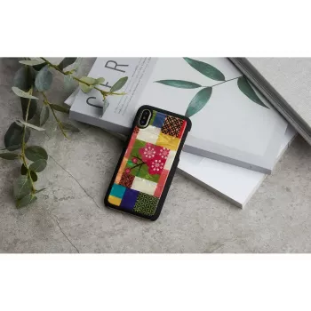 Älypuhelinkotelo iKins iPhone XS/S — kirsikankukkavalkoinen design, suojaava kovakuorinen istuvuus