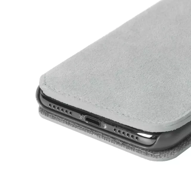 Folio-kotelo Krusell Broby 4 Card SlimWallet iPhone X/XS harmaa