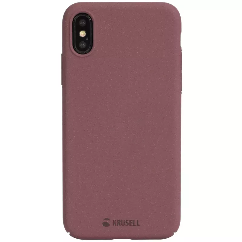 Lompakkokotelo Krusell Sandby iPhone X/XS viininpunainen
