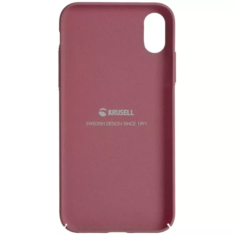 Lompakkokotelo Krusell Sandby iPhone X/XS viininpunainen
