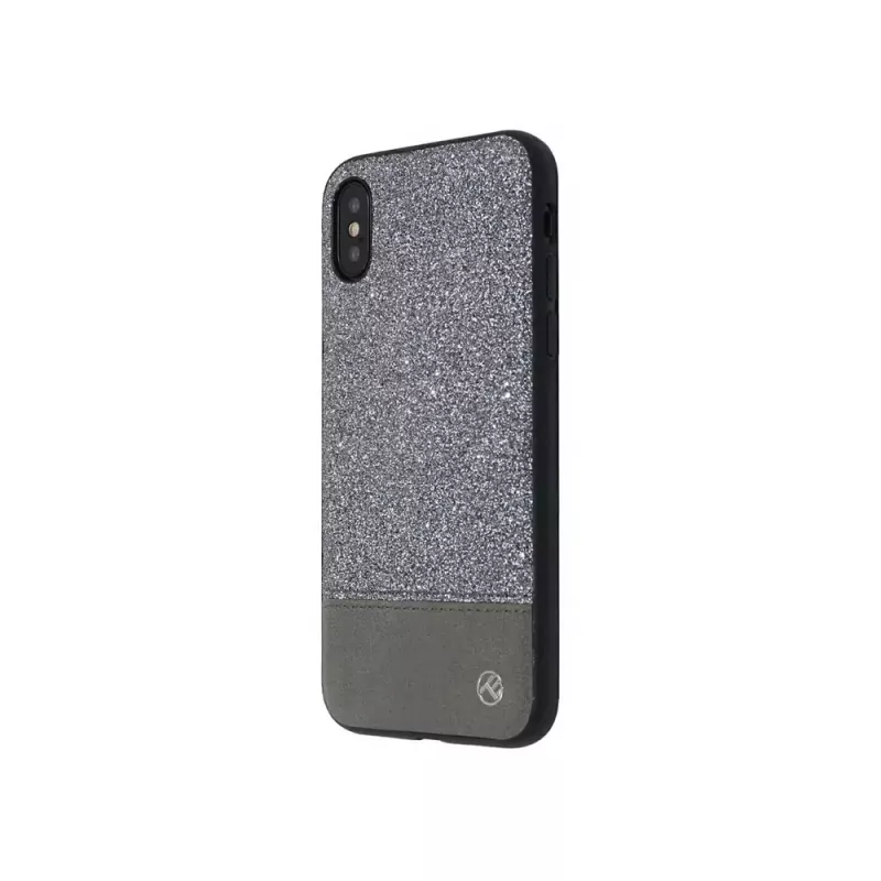 Tellur-kuori iPhone X TLL121204 hopea