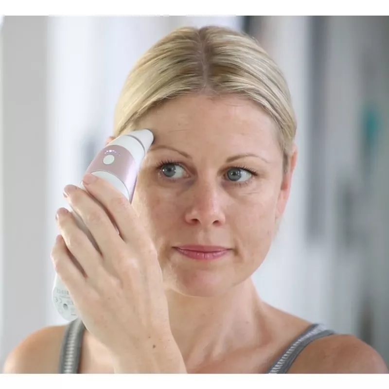 HoMedics Radiance ihonhoitolaite ihon vakuumi-mikrodermabraasio ruusukulta, valkoinen
