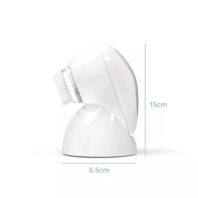 HoMedics FAC-600-EU kasvoharja pulsaatio ruusukulta, valkoinen paristo