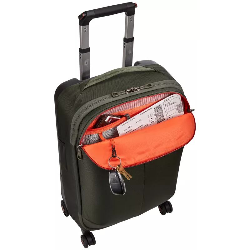 Thule Subterra TSRS-322 Dark Forest spinner musta 33 L nylon, polykarbonaatti