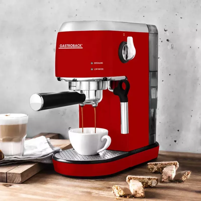 Espressokone Gastroback Design Espresso Piccolo 1,5 L 1400 W punainen