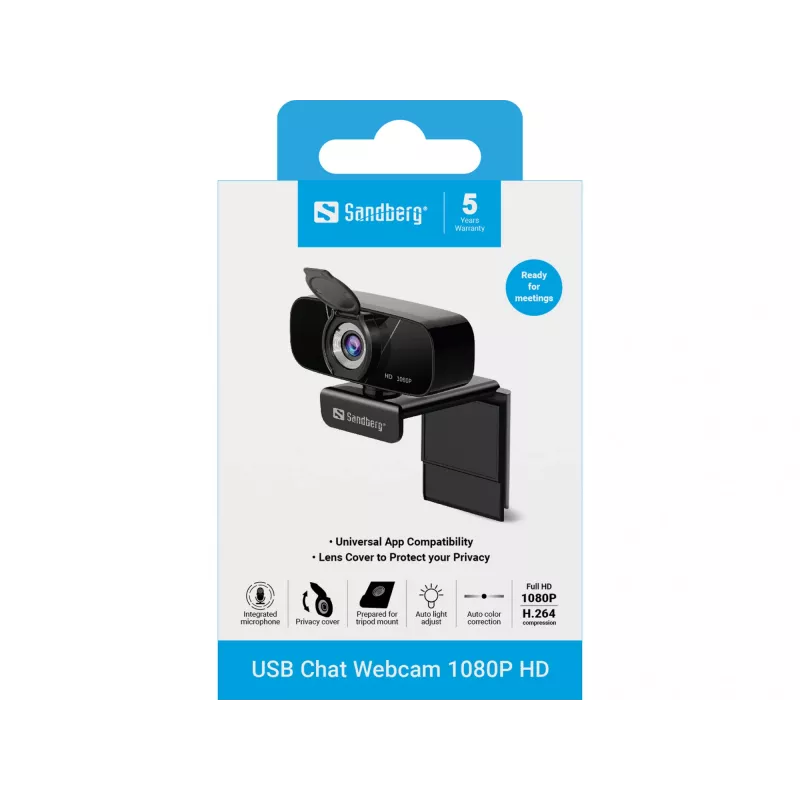 Web-kamera Sandberg USB Chat Webcam 1080P HD