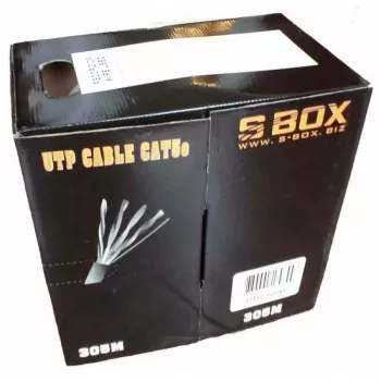 Verkkokaapeli SBOX UTP-305 CAT5E RJ45 305 m sininen