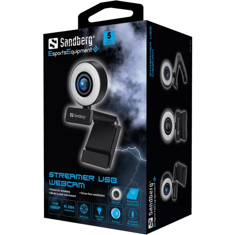 Verkkokamera Sandberg Streamer USB Webcam