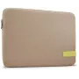 Case Logic Reflect REFPC-116 kannettavan suojakotelo 39,6 cm (15,6 tuumaa), muistivaahto, polyesteri, Plaza Taupe/Sun-Lime