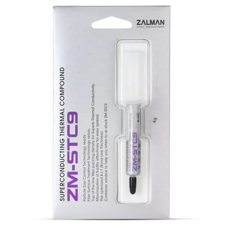 Zalman ZM-STC9 -lämpötahna 9,1 W/m·K 4 g