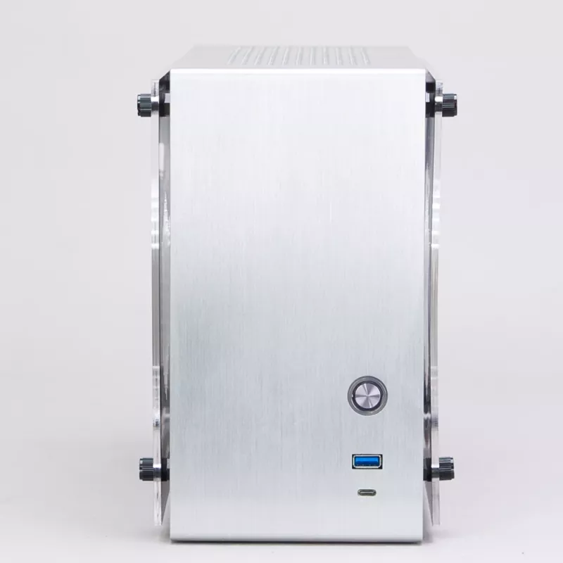 Tietokonekotelo Zalman M2 Mini-Silver Mini-Tower hopea
