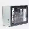 Tietokonekotelo Zalman M2 Mini-Silver Mini-Tower hopea