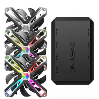 Zalman ZM-SF120A3 -tietokoneen jäähdytysjärjestelmä tietokonekotelon tuuletin 12 cm musta